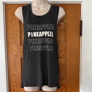 Beachbody Black Graphic Side Logo Tank